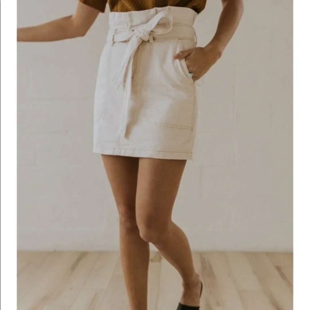 Free People Denim Skirt sz 4 NWT